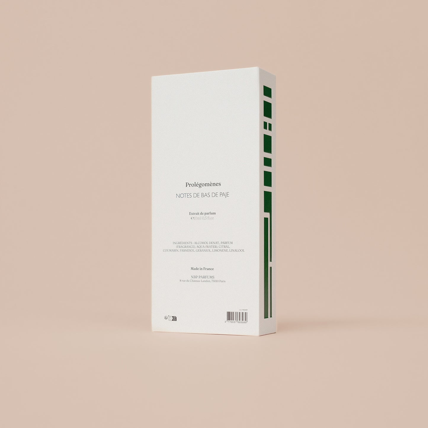 prolégomènes extrait de parfum by notes de bas de paje