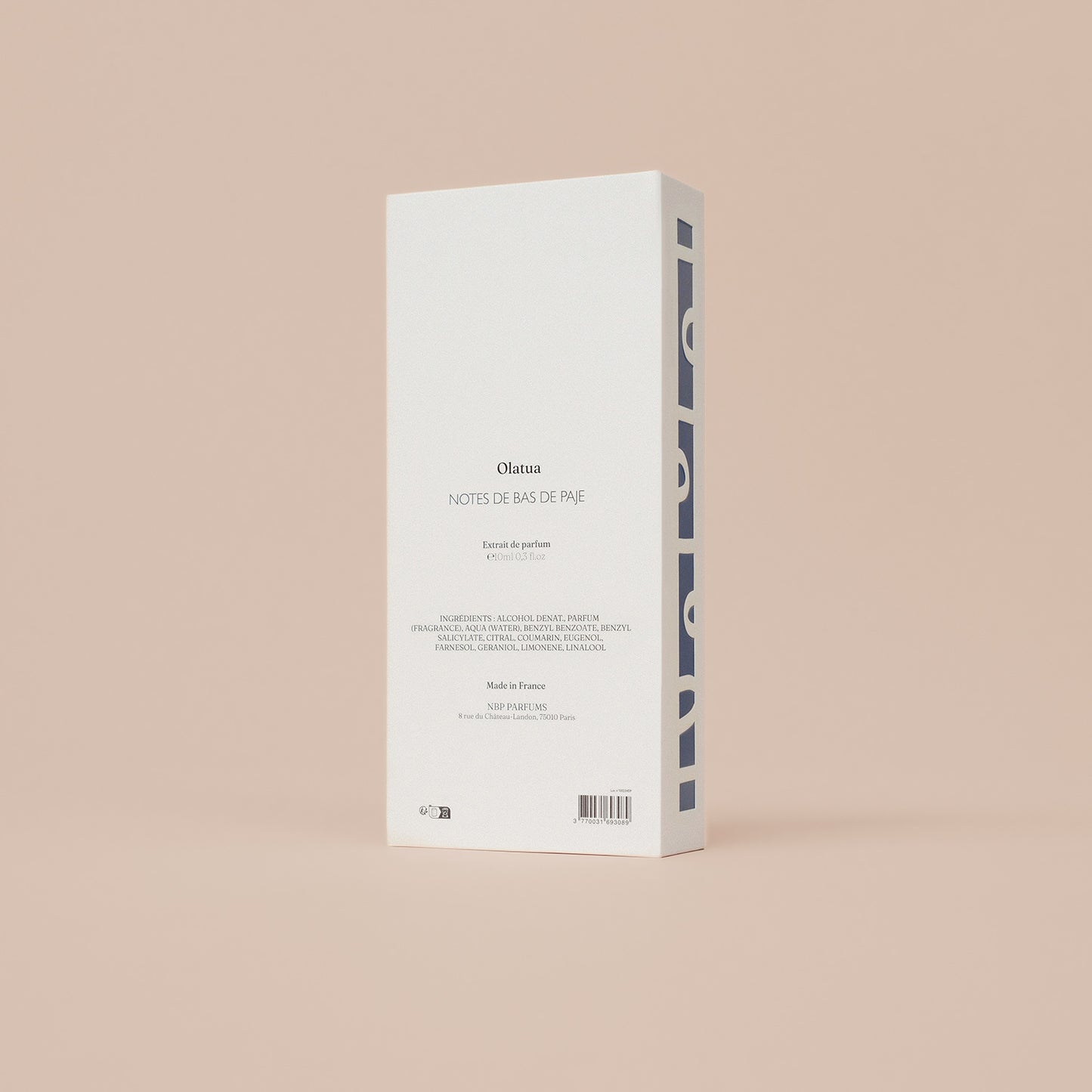olatua extrait de parfum by notes de bas de paje